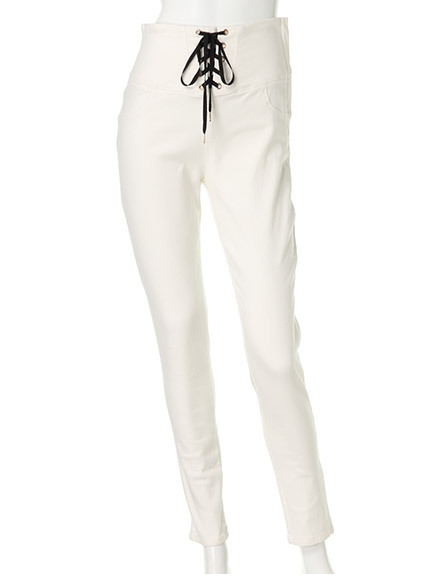 ウエストスピンドルハイウエスト　パンツ