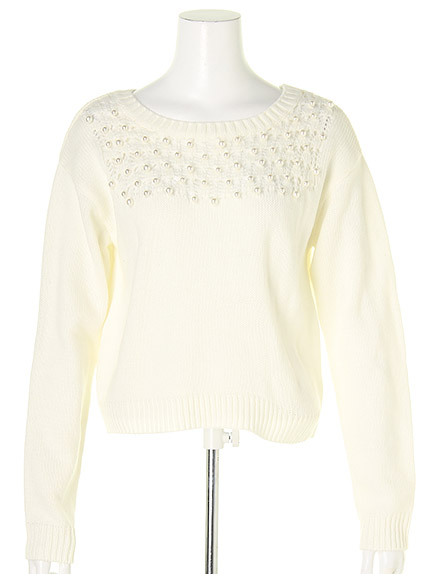パールニットトップス