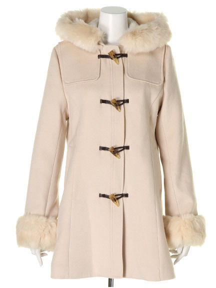 ダッフルファーコート