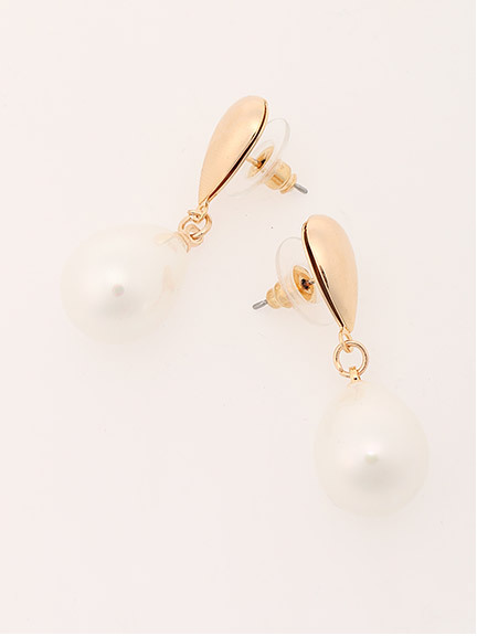 レトロパールピアス