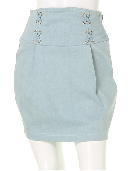 サイドスピンドルコクーンスカート