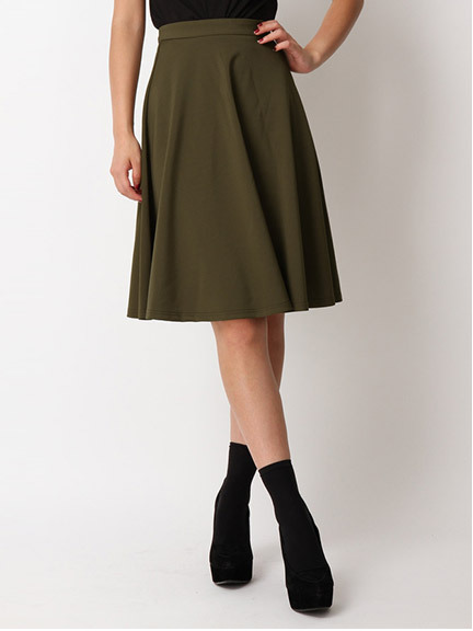 ダイバーミディアム丈スカート