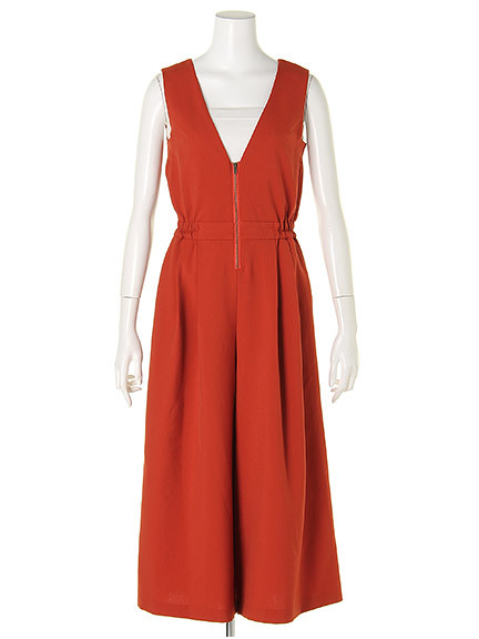 Vネックロンパース